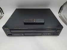 TEAC PD-D860 5-DISC CD Player w/ Remote 18 Bit 8x Oversampling Digital Tested