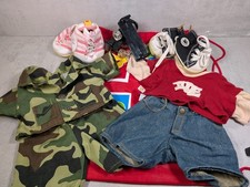 Collection Of Build A Bear Accessories Shoes Clothes Hat With Bag