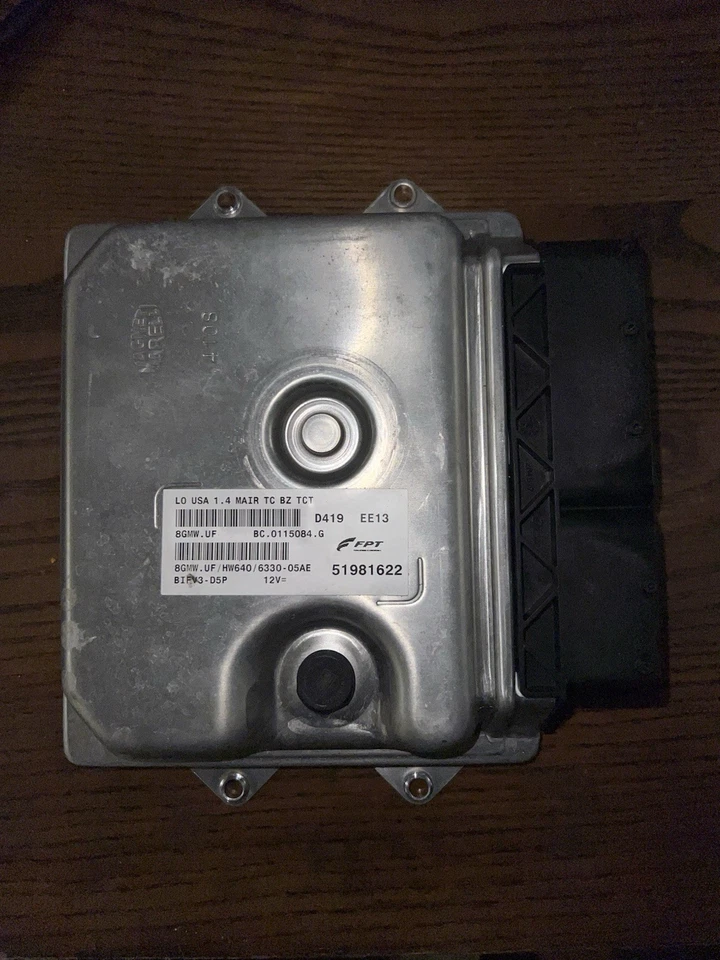 Engine ECM Electronic Engine Module 2 Door Abarth Fits 15-17 FIAT 500 - Image 4 of 4