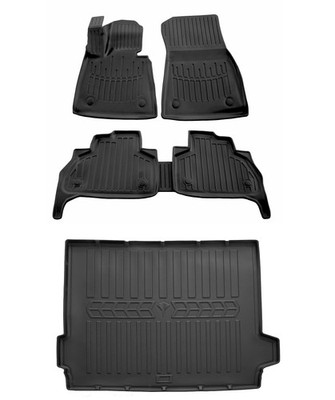 Gummimatten Fußmatten Kofferraumwanne für BMW X5 G05 ab 2018-