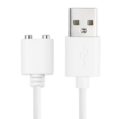 Für 2,6ft 7mm Magnetisches USB-Ladekabel mit viereckiger Basis & Schutz, weiß