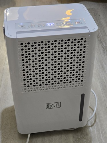 Black+Decker BXEH60016GB 12L Smart Luftentfeuchter, 2,1 L Tank, weiß - Bild 3 von 5