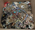Vintage/Retro/Modern Costume Scrap/Wear Grab Bag Jewelry Lot (BOX D) ~ 16 LBS