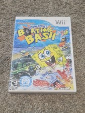 SpongeBob's Boating Bash THQ Nintendo Wii Racing Multiplayer NTSC-U/C