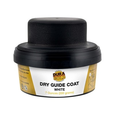 Dura-Gold Premium White Dry Guide Coat 7oz (200 grams) Powder, Autobody Primer
