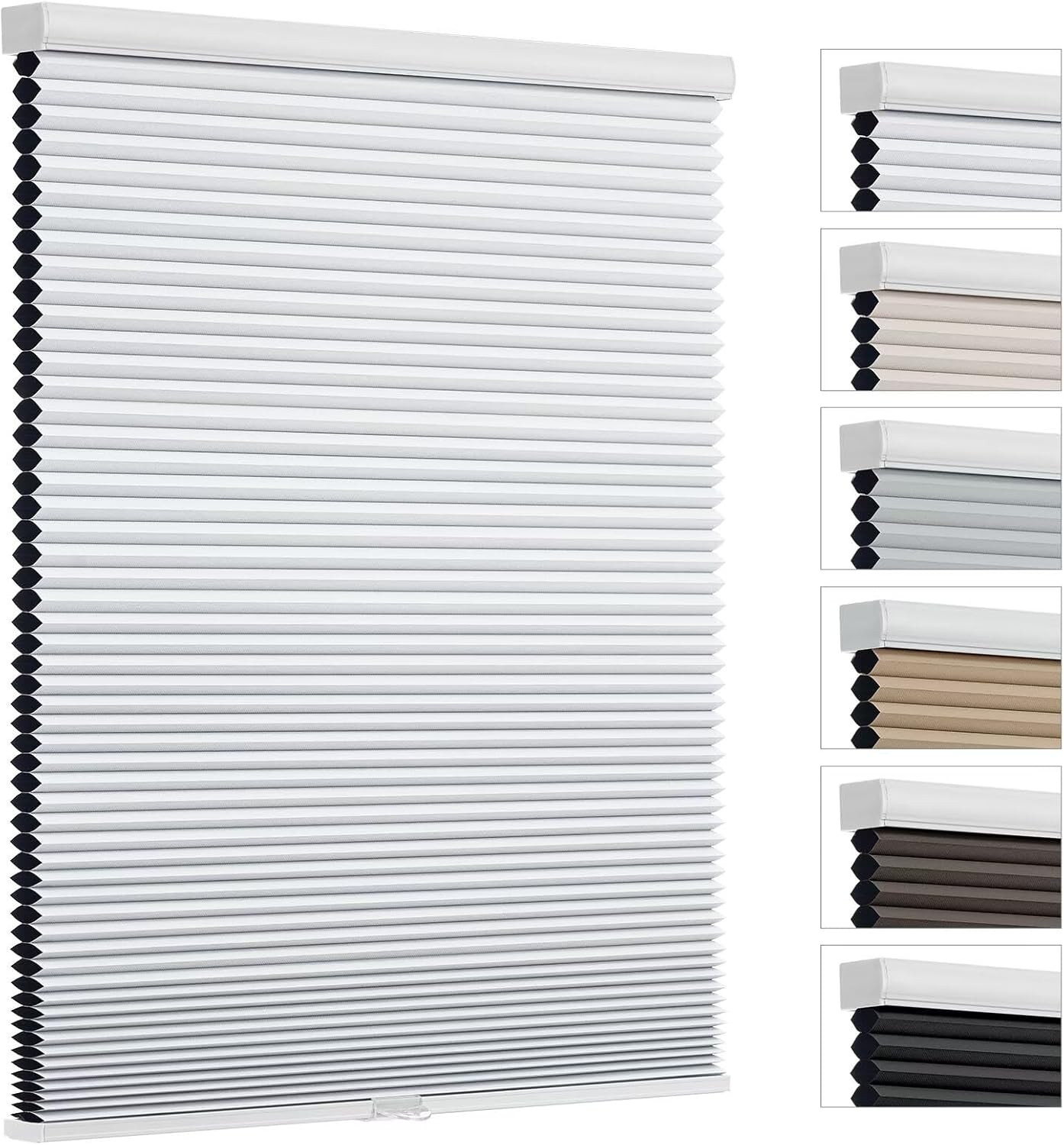 Cordless Blinds For Indoor Windows, Room Darkening Hone