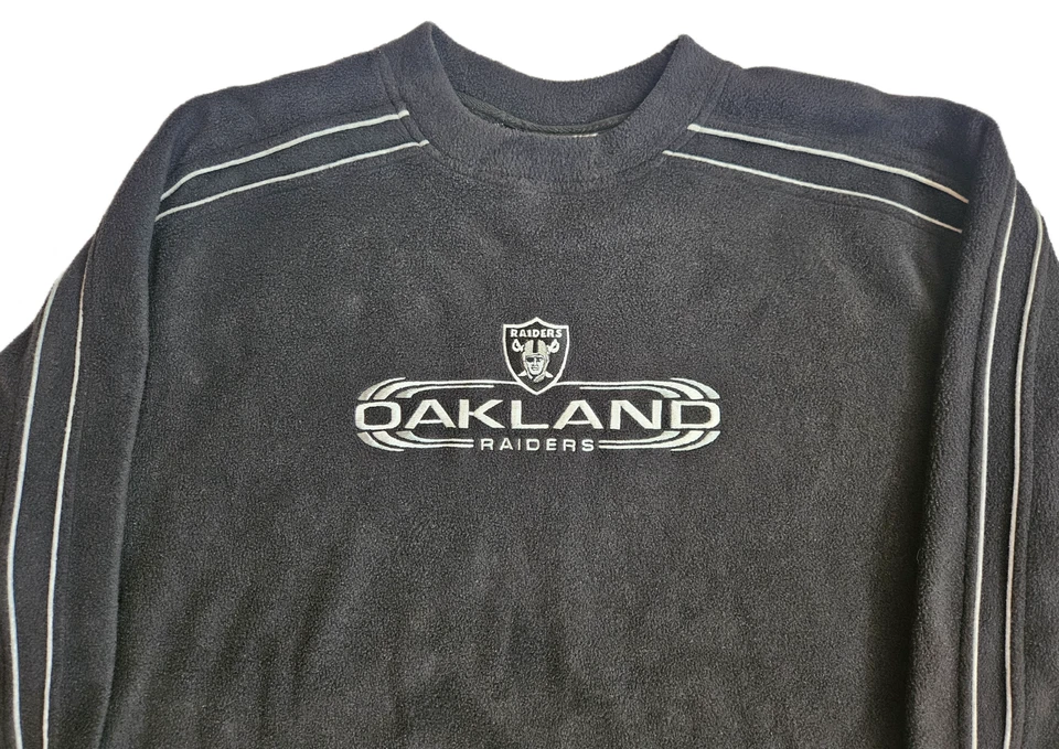 VF Imagewear Oakland Raiders Negro Manga Larga Polar Suéter Manga Larga Talla XL Foto 2 de 4