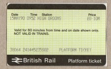 High Brooms S02 - APTIS platform ticket - Kent TN2