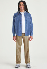 Dockers Men Iron Free Stain Defender Khaki Pants British Khaki Size 36X32