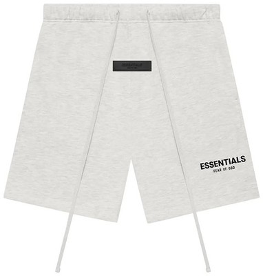 Fear of God Essentials Shorts SS22 Light Oatmeal White -   Authentic (XS-XL)
