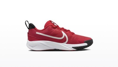 Nike Star Runner 4 Boys Red White Shoe Little Kids Preschool Shoe