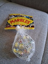 Mega Vacor Marbles Flames Glass Marbles Net Bag Players Shooter Rare Partial Set