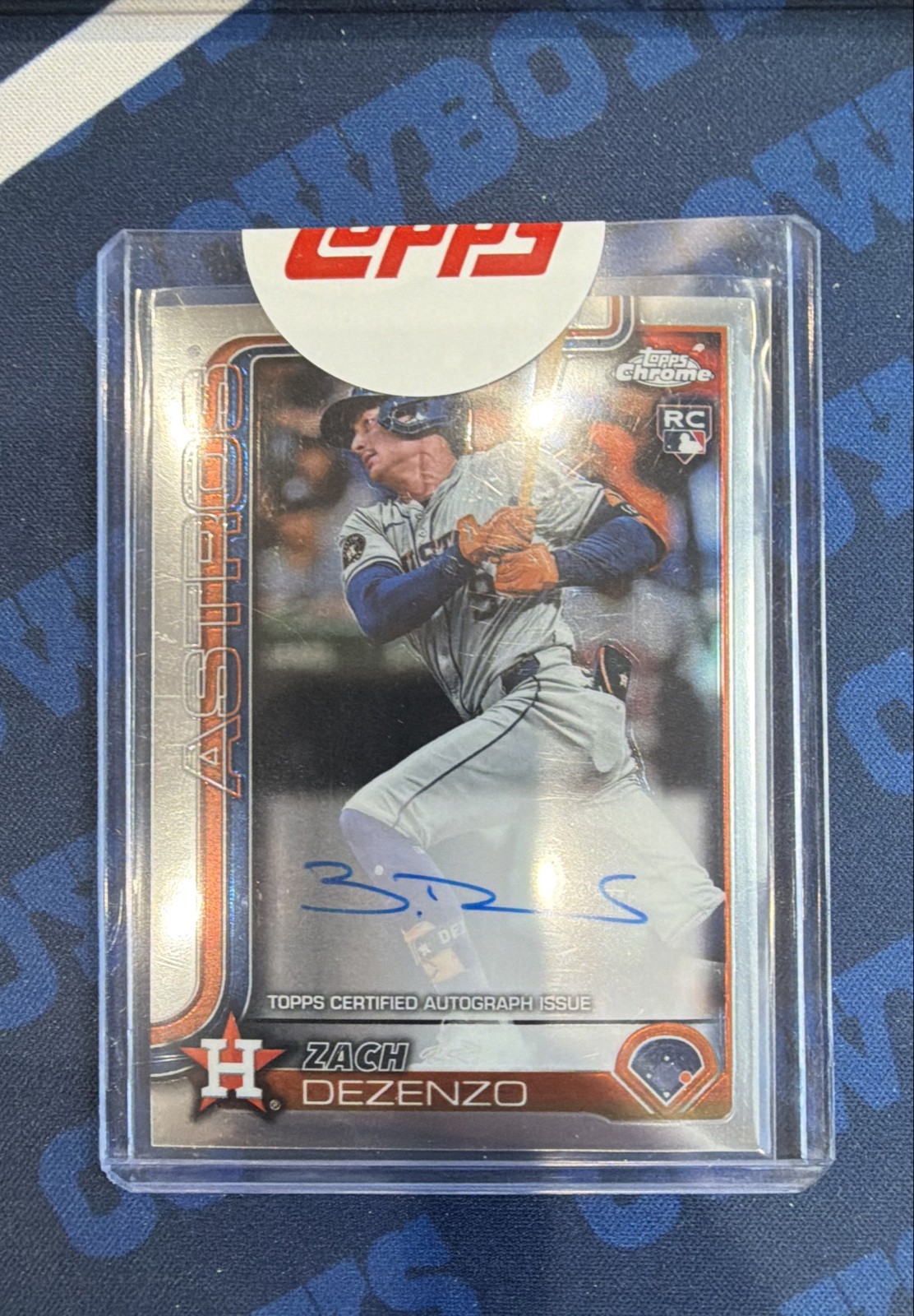 2025 Topps Chrome - Rookie Autographs Zach Dezenzo #RA-ZD (AU, RC)