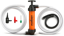 Multi-Use Siphon Transfer Pump Kit Hand Fuel Pumps for Gas Oil Water with Air Ho