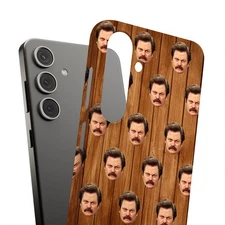 Tuf Case For Samsung Galaxy S(S25,S24,S23,S22,S21,S20,S10),Ron Swanson Print