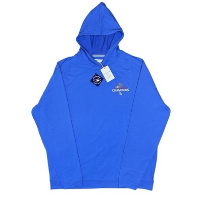 Peter Millar Blue Los Angeles Dodgers Pine Performance Hoodie NWT S World Series