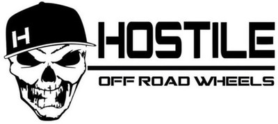 Vinyl Decal - Hostile Off-Road Wheels (Full Logo), Various Colors & Sizes