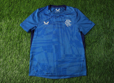 RANGERS 2023/2024 FOOTBALL SOCCER SHIRT JERSEY TRAINING CASTORE ORIGINAL YOUNG L