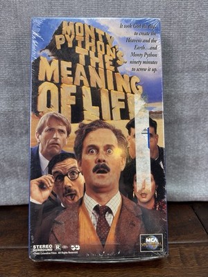 MONTY PYTHON's The MEANING of LIFE! Brand NEW Sealed VHS Movie! (VHS, 1996)