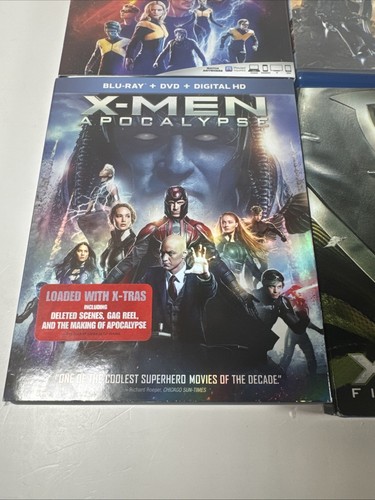 X-Men 4 Movie Collection First Class, Days Of Future Past, Apocalypse, Phoenix - Picture 4 of 11
