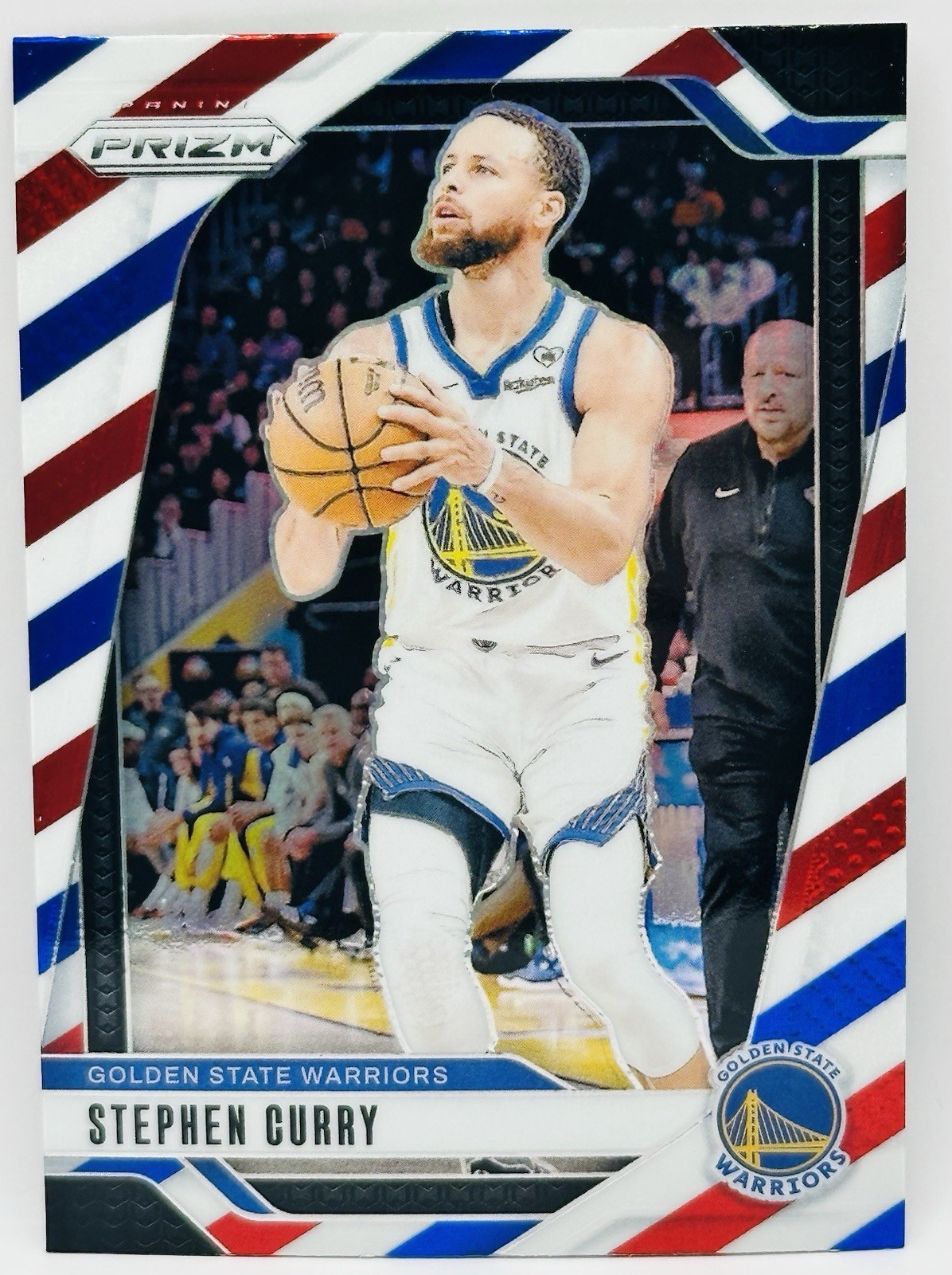 Stephen Curry Red White Blue - 2024-25 Prizm NBA #134 Golden State Warriors