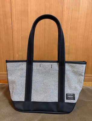#ad PORTER GIRL BOYFRIEND Tote Bag 877 08541 Black Cotton Chambray Women#x27;s $231.84