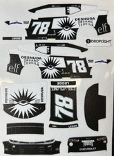 Custom 2025 Katherine Legge 78 Desnuda 1/64 Scale NASCAR Peel  Stick Decals