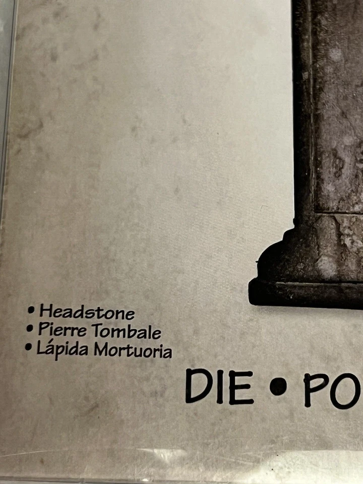 Sizzix Tim Holtz HALLOWEEN TOMBSTONE Bigz Die HEADSTONE TALKING TAG NEW ! - Image 3 of 4