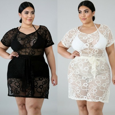 plus size sheer bathing suit cover ups