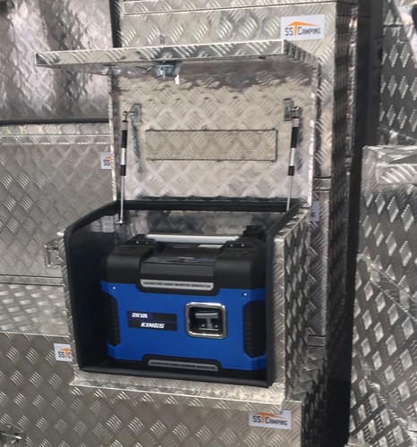 Ventilated Generator Aluminium ToolBox Air Vent Ute Trailer Caravan New Genera ! - Picture 12 of 12