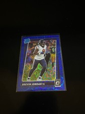 2021 Optic Brevin Jordan BLUE SCOPE Prizm Rated Rookie Texans 288 PWE