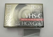 Maxell VHS-C HGX-Gold TC-30 Camcorder Premium High Grade Tape New