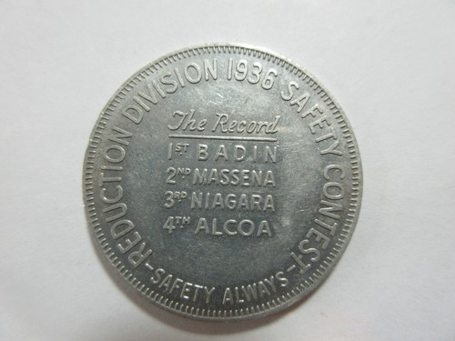 VINTAGE CICERO WOOD PRODUCTS CO. NOBLESVILLE INDIANA TOKEN FOB TAG & SAFETY COIN - Picture 4 of 5