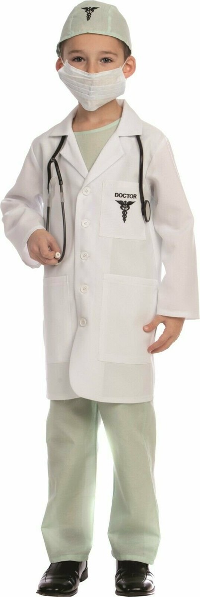 Doctor Costume for Boys And Girls Scrubs and Set By Dress Up America