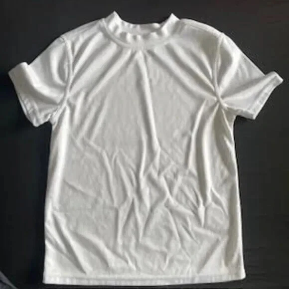 Juego de natación Reebok de 2 piezas con protección contra erupciones para niños - Talla 9/10 - UPF 50+ blanco-gris Foto 4 de 4