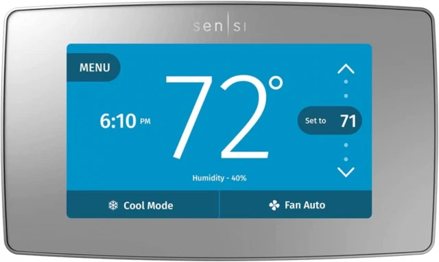 Emerson Sensi Touch Smart Thermostat- Silver (ST75S)