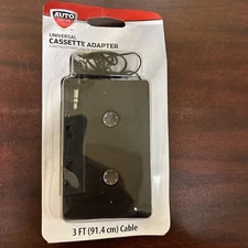 Auto Drive  Car Cassette Tape Adapter 3.5 MM 3ft Cable