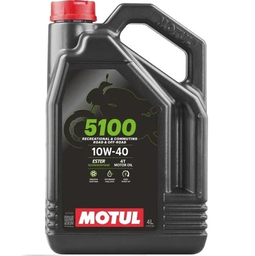 Motul 5100 10W40 Engine Oil & Filter for Ducati 748 E 2000-2003 - Image 2 of 4