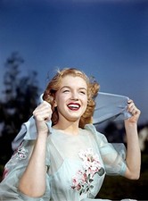 MARILYN MONROE YOUNG BEAUTY IN FLOWER DRESS 1 RARE 5X7 GalleryQuality PHOTO