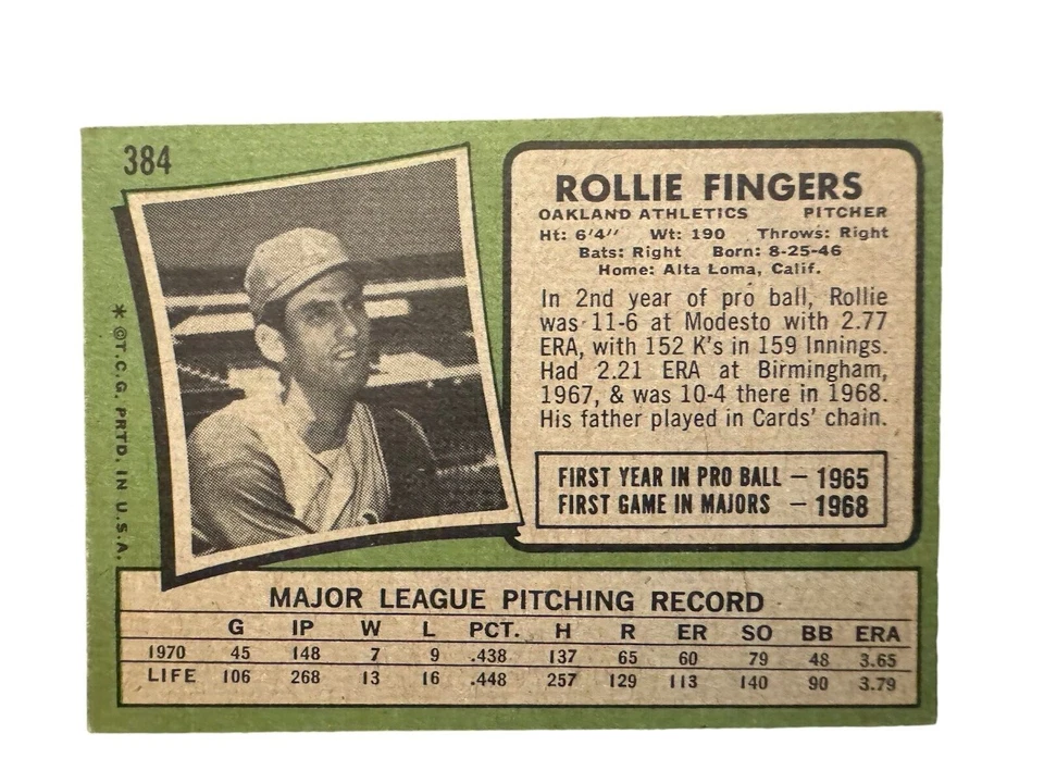 1971 Topps Baseball Pick A Card/Complete ur Set - #256 - #528 - EX - NM- Lot #2 - Image 2 of 2