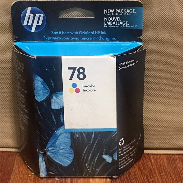HP 78 Tricolor Ink Print Cartridge OEM Deskjet Photosmart See