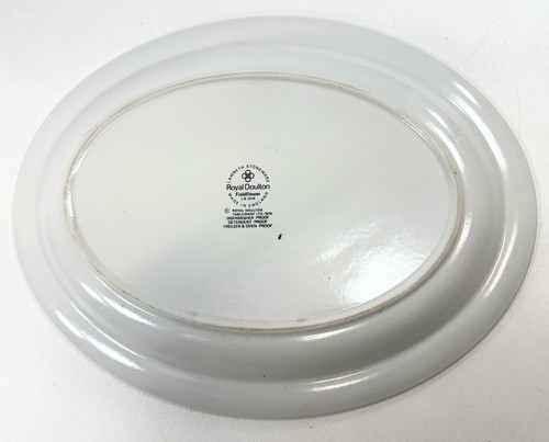 Plato para servir flores de campo de gres Royal Doulton 13" hecho en Inglaterra - Imagen 3 de 3