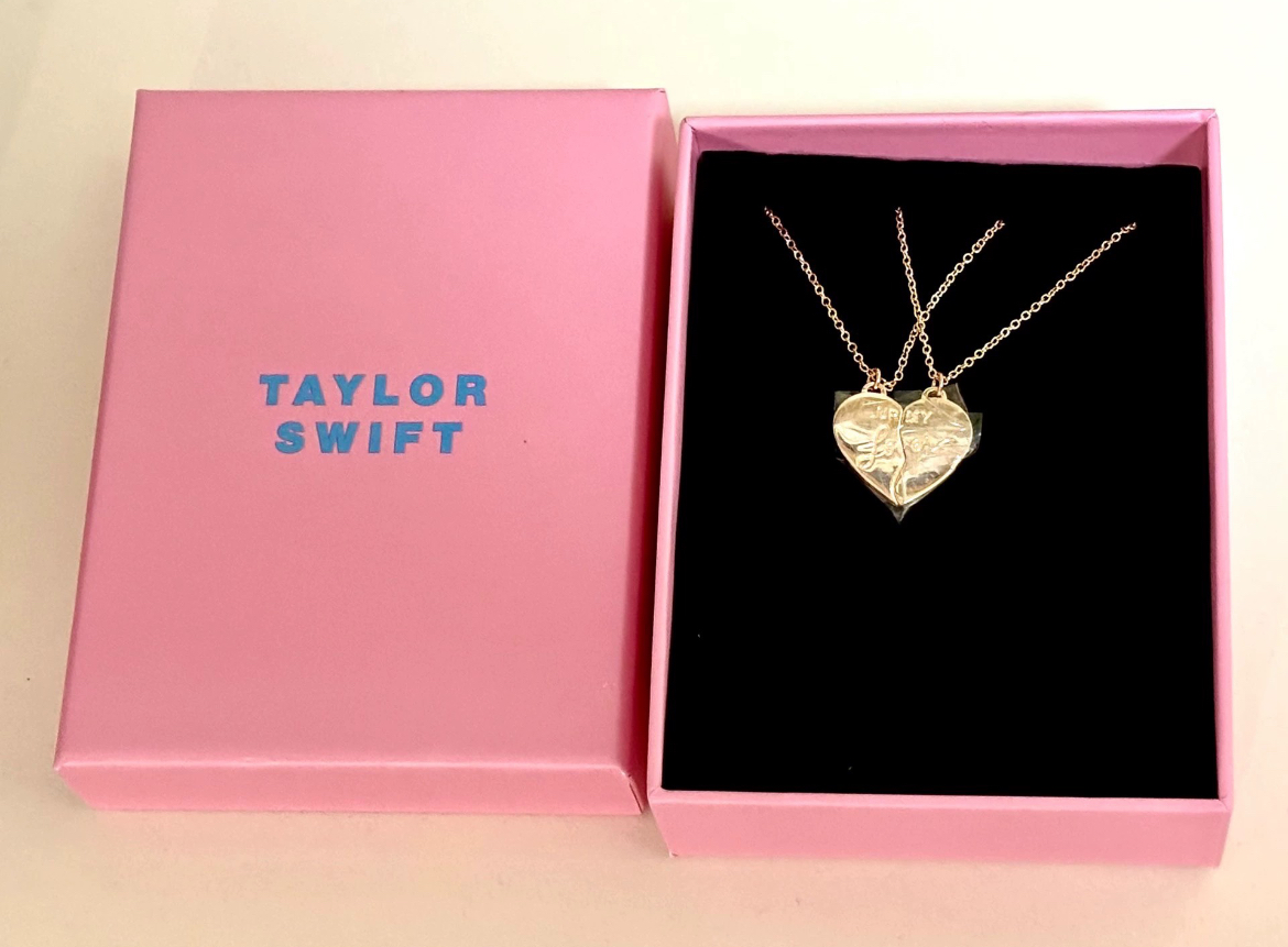 Taylor Swift Jewellery Couple Necklace Heart lover Album Necklace