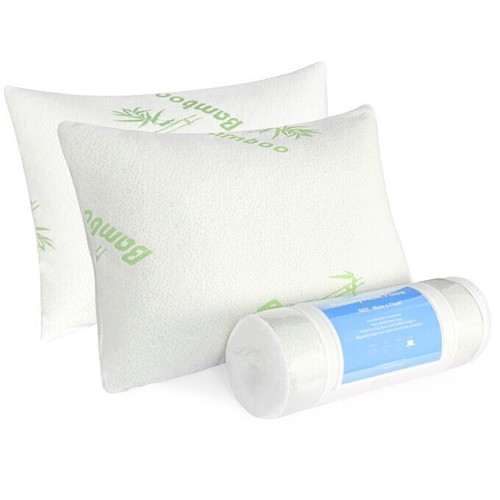 2x Memory Foam Pillow Bamboo Pillow Cushion Breathable Hypoallergenic Cover AU - Picture 10 of 12