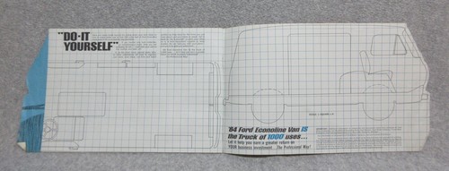 1964 FORD ECONOLINE VAN 20-Page Catalog,Sales Brochure,Advertising Color Flyer - Picture 4 of 4
