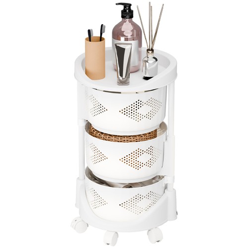 Rotating Kitchen Storage Shelves, Kitchen Vegetable Storage Organizer, 3/4Tiers - Picture 6 of 20
