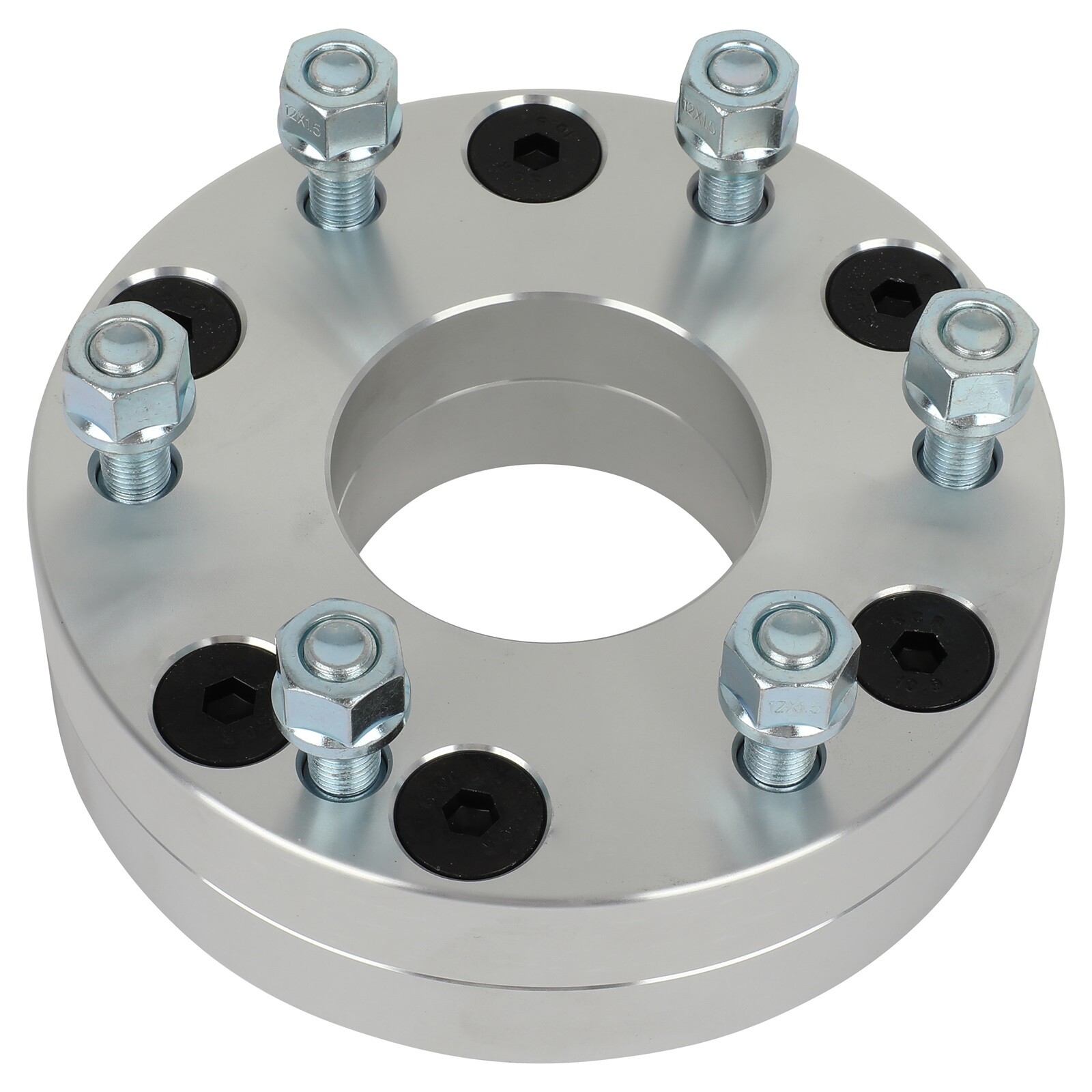 2 Pcs 2" 5x4.5 to 6x5.5 Wheel Adapter 12x1.5 Fits Honda Civic Scion tC Acura NSX
