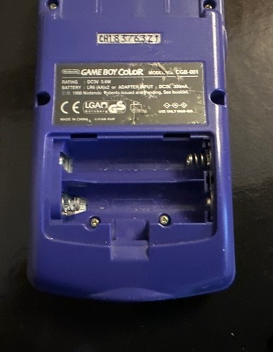 NINTENDO GAME BOY COLOR PÚRPURA - - CONSOLA DE JUEGOS PORTÁTIL FUNCIONANDO - Imagen 4 de 4