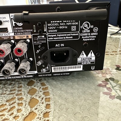 MARANTZ NR1606 7.2 Home Theater Receiver with Wi-Fi