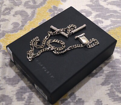 NIB DSQUARED2 wallet pocket nickel free ottone chain Men's